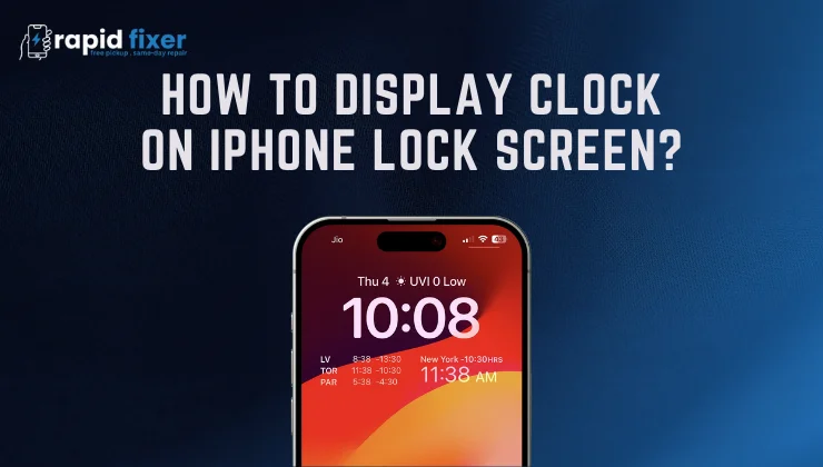 How to Display Clock on iPhone Lock Screen